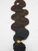 #1B T #33 Body Wavy Ombre Clip in Hair Extension
