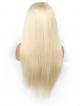 10"-24" Blonde Silky Straight 4" Parting Glueless Lace Wig