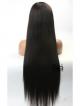 16"-26" Custom Kim K Inspired Long Straight Full Lace Human Hair Wig W/ Center Part - ces987