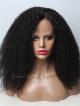 22" Natural COILY Pre-plucked Hairline Virgin Human Hair