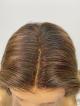 20 inch brown full lace wig