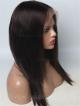 18" #2 Pre-plucked Hairline Silky Straight Full Lace Human Hair Wig