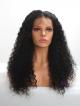10" - 24" Available Type 3 Hair Natural Curly Human Hair Wig with 6" Deep Parting Lace Front Cap