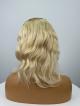 8 inch silk top blonde with dark root wave full lace wig 