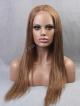 Mixed Color Brown Human Hair Full Lace Wig