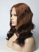 Gorgeous Silk Top Wavy Brazilian Virgin Hair Wig in Dark Root #6 T Color #2