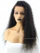 22" 150% Natural Black Deep Curly HD Lace Human Hair Full Lace Wig