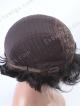 Natural Black Machine Made Human Hair Wig With Large Cap Size