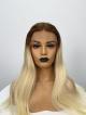 16 inch lace front blonde ombre wig 