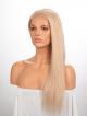 20" 130% Custom Color Silky Straight Human Hair HD Full Lace Wig With Custom Cap Size