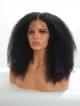 4" Free Parting Lace Front Human Hair Kinky Curly Type 4 Hair Wig