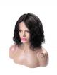Messy Wavy Bob Style Full Lace Virgin Human Hair Wig