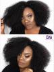 [Custom Lace Front] Curly Center Parted Remy / Virgin Human Hair Lace Front Wig