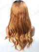 20inches Gorgeous Ombre Blonde Wavy Full Lace Virgin Human Hair Wig - sk-e-4583